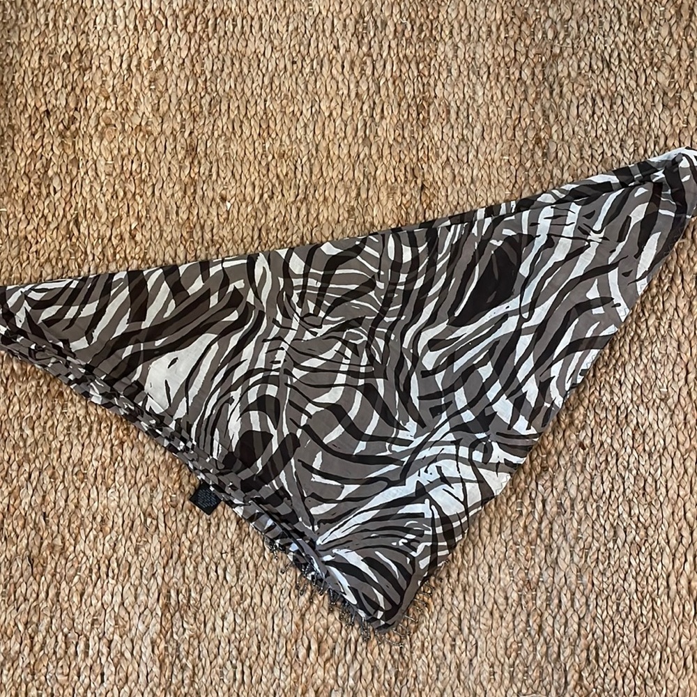 New York & Company Zebra Print Scarf/Wrap